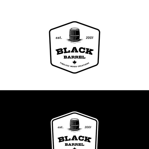 Create a vintage logo for Black Barrel Design by Gorcha