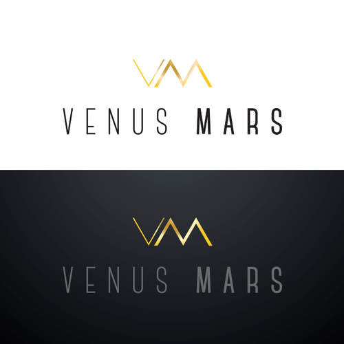 Create a visually dynamic logo for Venus Mars Design réalisé par Jordon