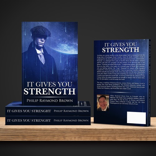 Science Fiction/Historical Fiction Book Cover Design by Chameleonstudio74