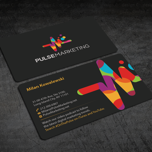 Create Eye Catching Professional Business Card For Digital Marketing Agency