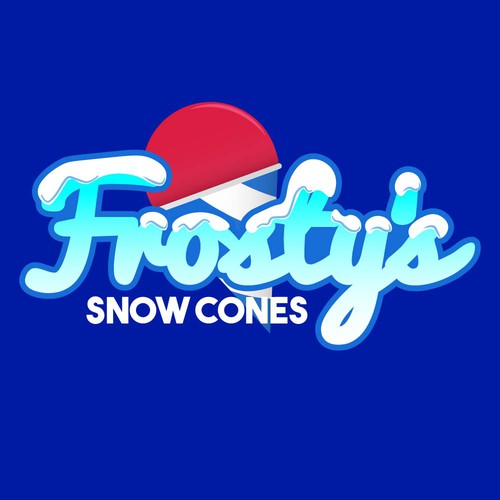 In need of a logo for Frosty's Snow Cones a snow cone trailer