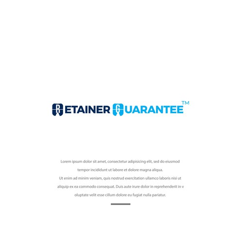 Fun and eye catching logo needed for orthodontic retainer warranty program. Design by Eeshu