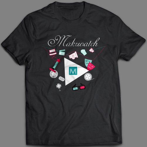 "Create a cool startup t-shirt for a tech company in the entertainment business " Diseño de DeftArts