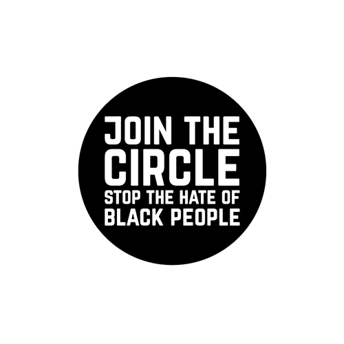 Anti racism logo Design by GRAAFILINE