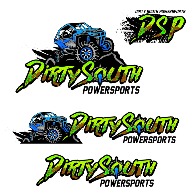New and fresh look for an ATV and UTV customize and repair shop. Logo
