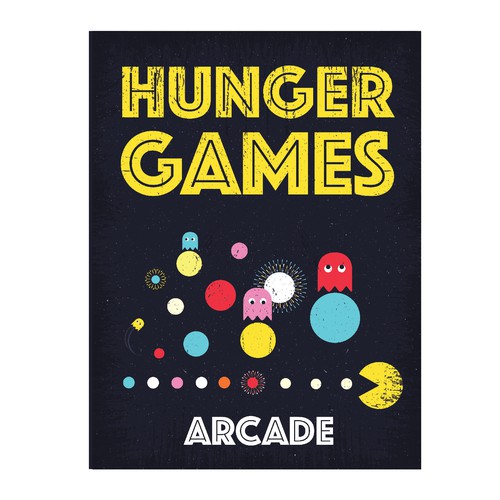 Design cover art for PACMAN arcade exhibit Design by Anna Baz