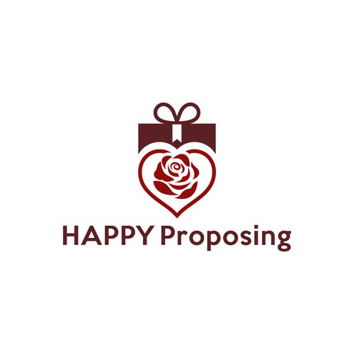 Design a romantic logo that appeals to men for a company that helps plan marriage proposals Design by ✅ LOGO OF GOD ™️