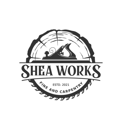 Finish carpentry logo for Montana customers Design by Rav Astra