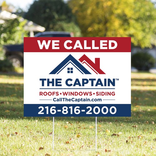 Yard Sign Design - We Called The Captain! Design von SoftSkills