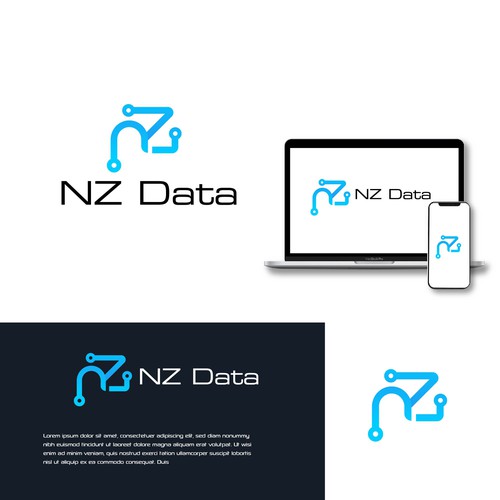 NZ Data New Branding Design by Kaveesha Arts