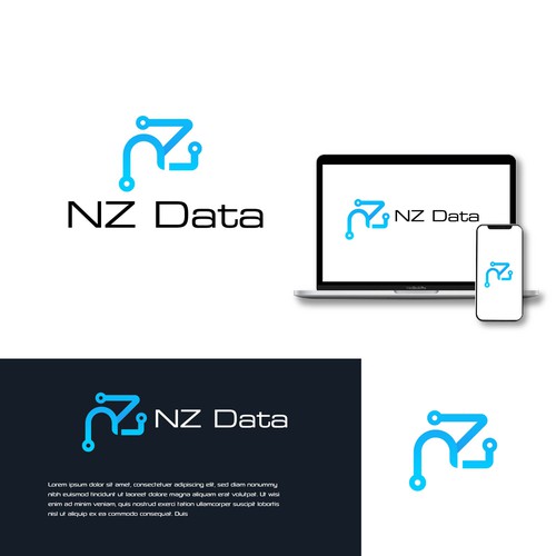 NZ Data New Branding Design by Kaveesha Arts