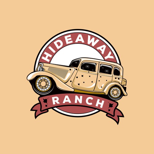 Bonnie and Clyde* Hideaway Ranch Logo/Brand design! Design by Fast Studio⚡