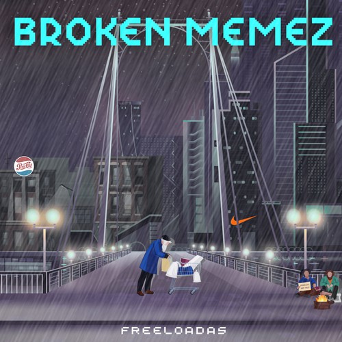 The Decay of America Except it's Hilarious and Aesthetic. (Broken Memes Album Cover)-ontwerp door Nico B.