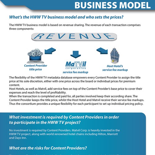 Create a corporate B2B brochure design Design by V.M.74