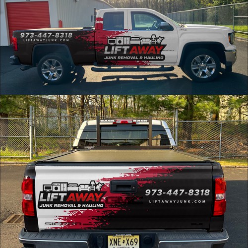 Cool Truck Wrap for Junk Removal Business Design by dnite