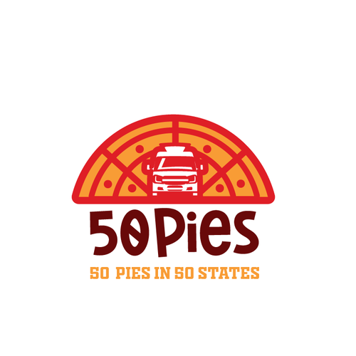 Design Pizza/Pie Logo for traveling family pizza business Design by NextLevelSES