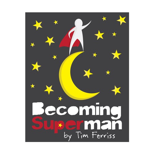 "Becoming Superhuman" Book Cover Diseño de seeriouuslyy