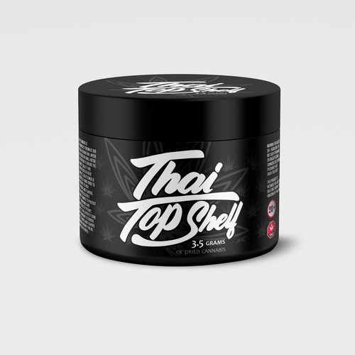 Luxury Cannabis Jar Label Design for High-End Thai Brand Design by Sshivaro