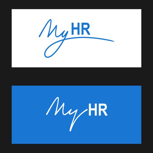 Create an awesome logo for myHR, the #1 HR Software in Luxembourg ! Design by Vhyn.dsg