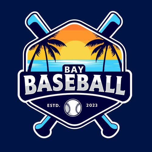 Bay Baseball - Logo Design por Agenciagraf