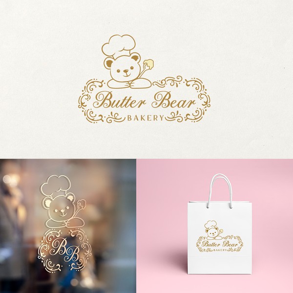 Cute logo for bakery