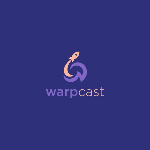 Design Warpcast logo di KhaulaAnnasya