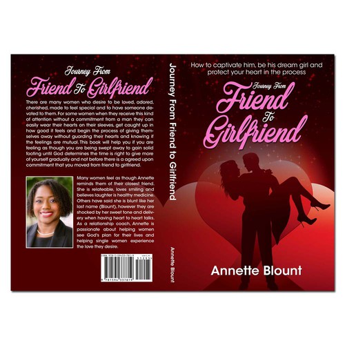 Design a book cover that is fun and playful to help single women experience love beyond friendship Design by devstudio