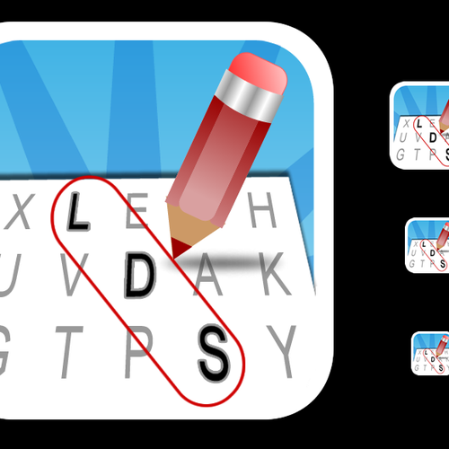 iOS Icon: LDS Word Search game Design by swerner