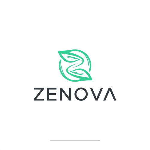 Zenova Logo: Revolutionary suite of health and wellness mobile apps Design by Esui Studio