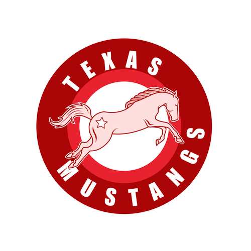 Texas Mustangs Design by BlueBird®