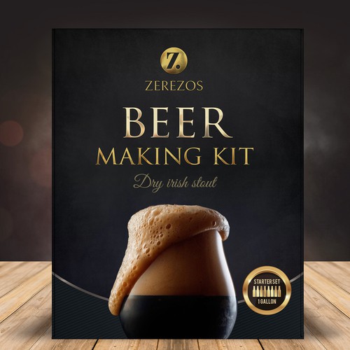 beer making kit packaging design Design by Air_designs