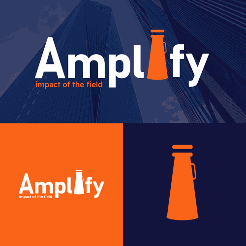 Amplify Logo Design by Adhee Pratama