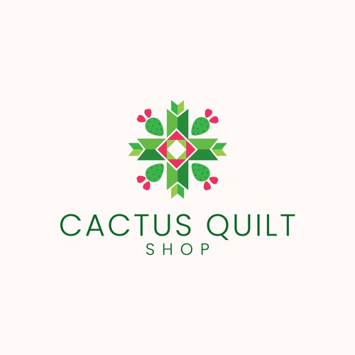 Design a logo for a modern quilt shop! Design by Creative P