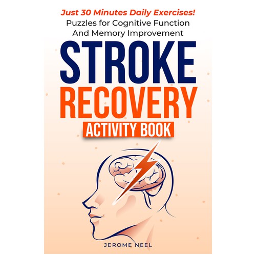 Stroke recovery activity book: Puzzles for cognitive function and memory improvement Design by Imttoo