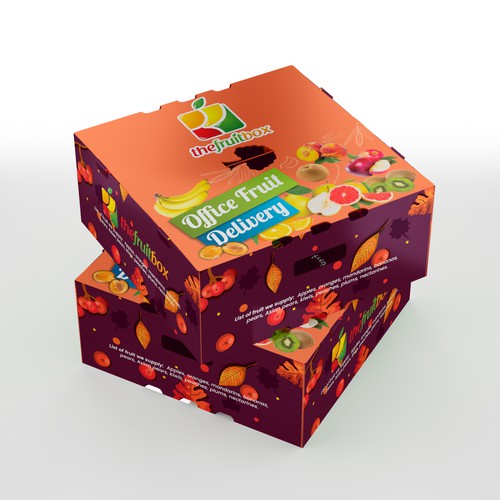 Professional Design for Cardboard Fruit Box Packaging Design by CUPEDIUM