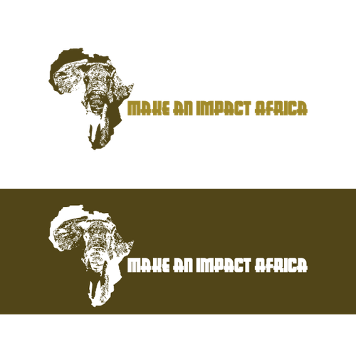 Make an Impact Africa needs a new logo Diseño de karmadesigner