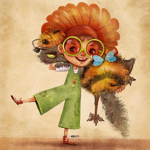 Design réalisé par Totem Creation et intitulé "Concept Design for Children's Book "