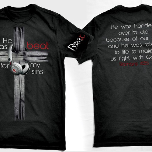 We need help creating a fresh t shirt design for our new company Rock JC Réalisé par JamezD