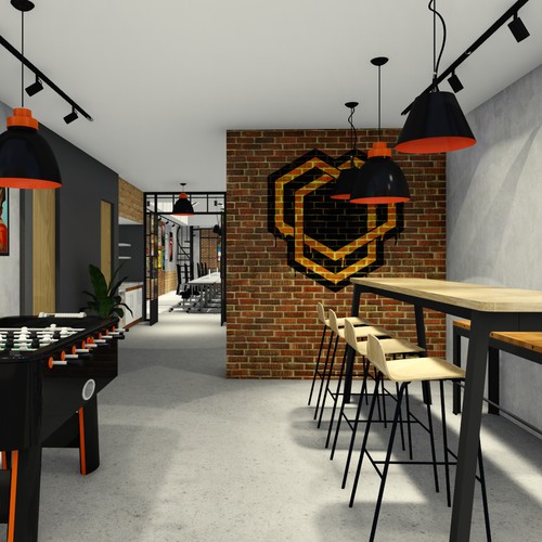 Office design for software development company Design by Gaeah