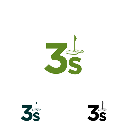 A logo for a fun, beautiful and affordable par-3 golf course. Design by master.piece