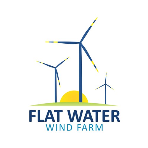 Symbol Shape Wind turbine' Sticker