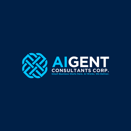 AI Agent Company: Appealing to small to medium sized businesses. Design by Aleta21