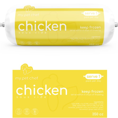 Premium Fresh Dog Food Design by Totoya