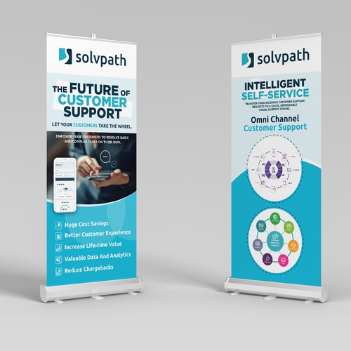 Self-Service Support Pop Up Banner Design by GrApHiC cReAtIoN™