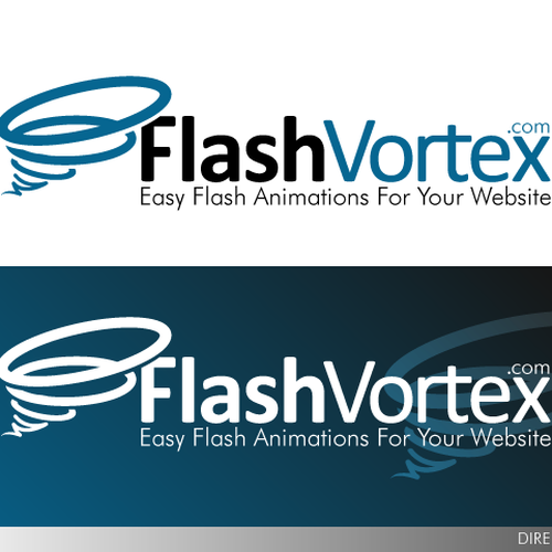 FlashVortex.com logo Design by DirectGraphX