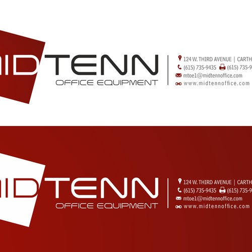 logo for Mid Tenn Office Equipment Design réalisé par Cloudsidea