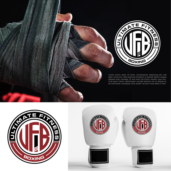 Design realizzato da 101studio intitolato "ultimate fitness boxing"