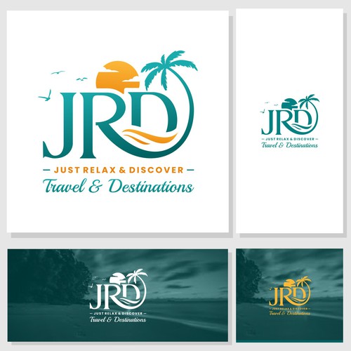 Realistic sunset view relaxing on the beach discovering the beauty around Design by danieltriyasa