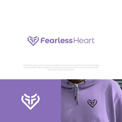 Fearless Heart Logo Contest Design by Half-Tone™
