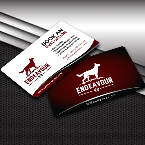 Design di Dog Boarding, Training Breeding Business Card di king fisher